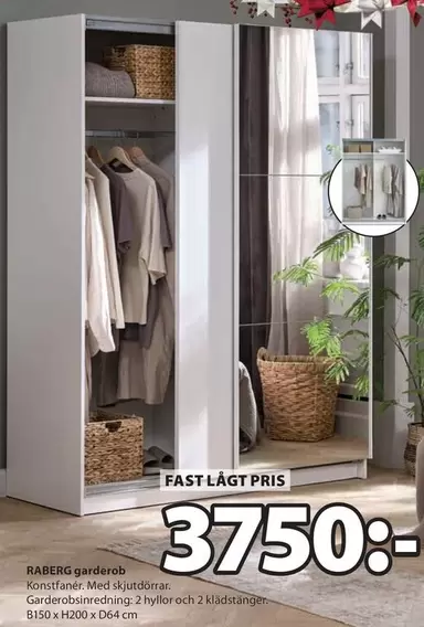 RABERG garderob