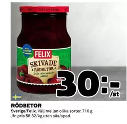 Felix - RÖDBETOR