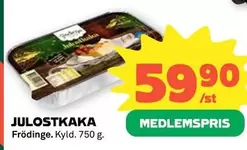 Frödinge - JULOSTKAKA