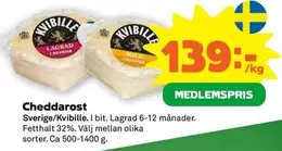 Kvibille - Cheddarost