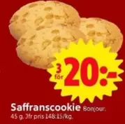 Bonjour - Saffranscookie