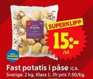 Fast potatis i påse