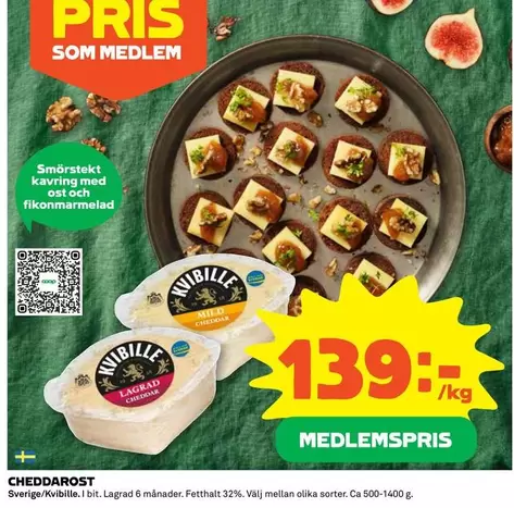 Kvibille - CHEDDAROST