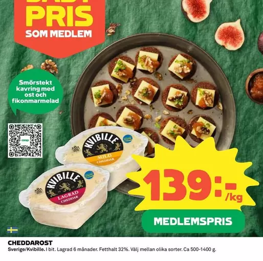 Kvibille - CHEDDAROST