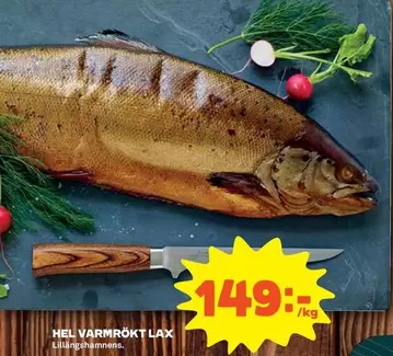 HEL VARMRÖKT LAX