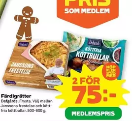 Fria - Janssons frestelse or Köttfria köttbullar