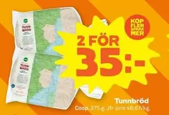Coop - Tunnbröd