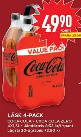 coca-cola - LÄSK 4-PACK