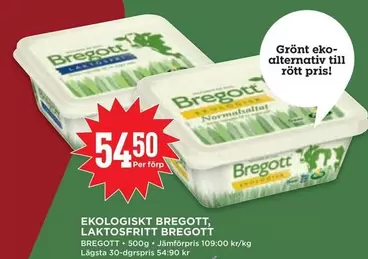 Bregott - EKOLOGISKT BREGOTT, LAKTOSFRITT BREGOTT