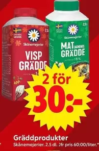 Skånemejerier - VISP GRÄDDE or MATLAGNINGS GRÄDDE