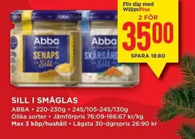 Abba - SILL I SMÅGLAS