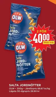 OLW - SALTA JORDNÖTTER