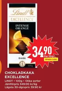 Lindt - CHOKLADKAKA EXCELLENCE
