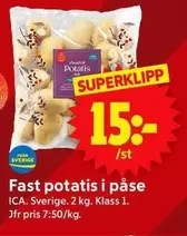 Fast potatis i påse