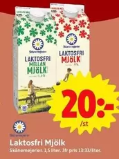 Skånemejerier - Laktosfri Mjölk