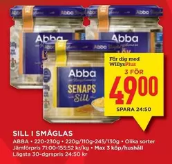 Abba - SILL I SMÅGLAS