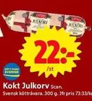 Scan - Kokt Julkorv