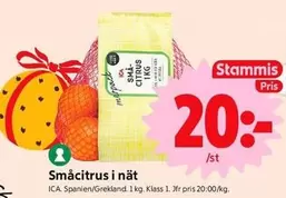 Småcitrus i nät
