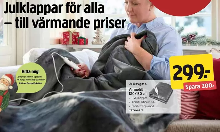 OBH Nordica - Värmefilt