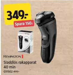 Sladdlös rakapparat
