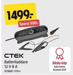 Ctek - Batteriladdare
