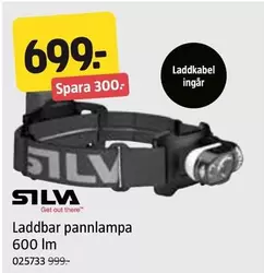 Silva - Laddbar pannlampa