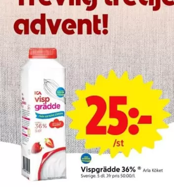 Arla - Vispgrädde 36%