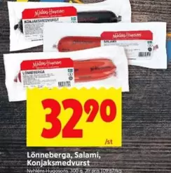 Lönneberga - , Salami, Konjaksmedvurst