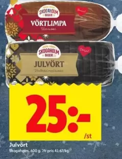 Skogaholm - Vörtlimpa, Julvört