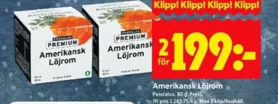 PANDALUS - Amerikansk Löjrom