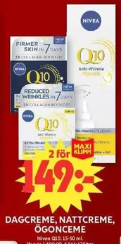 Nivea - DAGCREME, NATTCREME, ÖGONCEME
