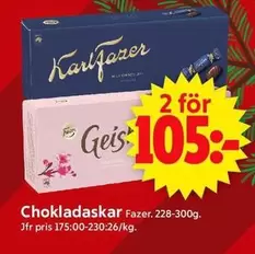 Fazer - Chokladaskar