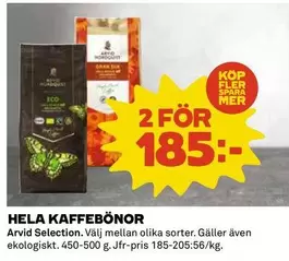 Mer - HELA KAFFEBÖNOR