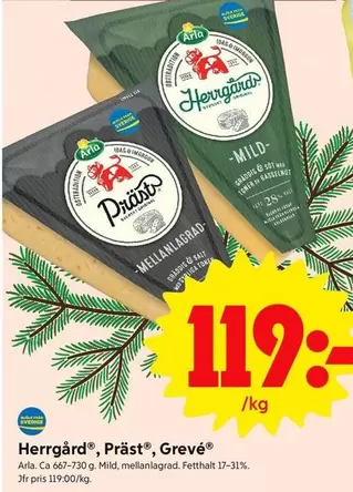 Arla - Präst, Grevé