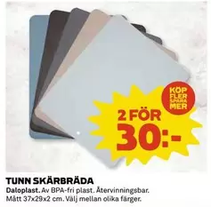 Mer - TUNN SKÄRBRÄDA