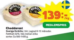 Kvibille - Cheddarost