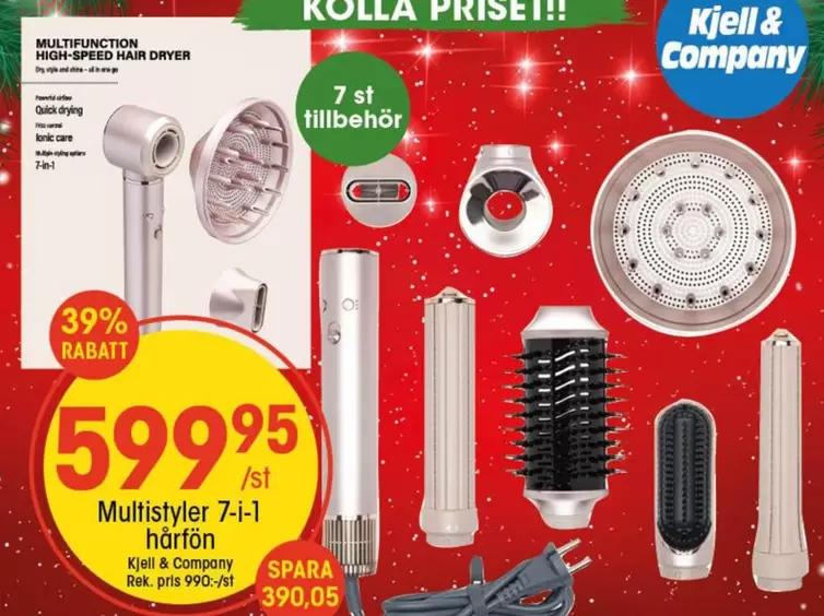 Multistyler 7-1-1 hårfön