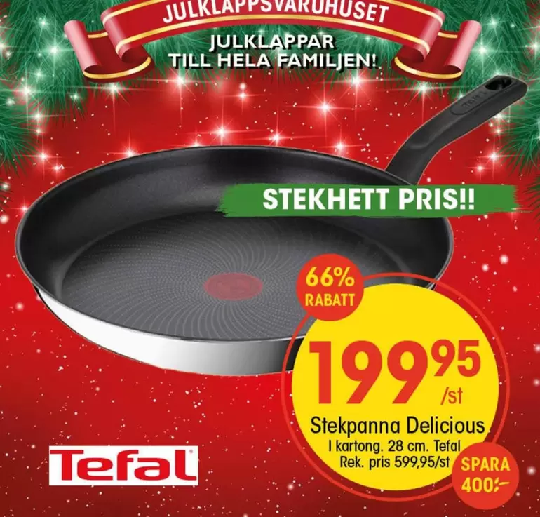 Tefal - Stekpanna Delicious
