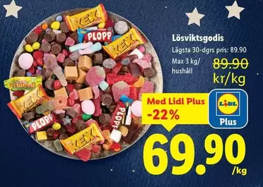 Lösviktsgodis