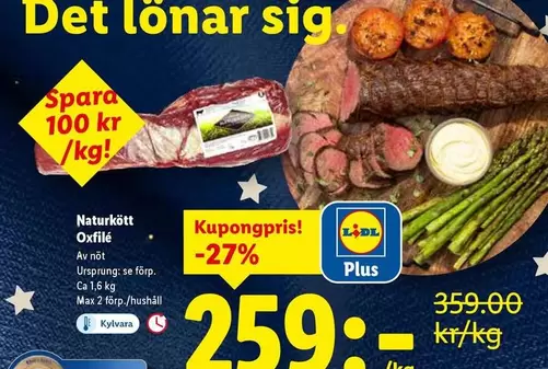 Naturkött - Oxfilé