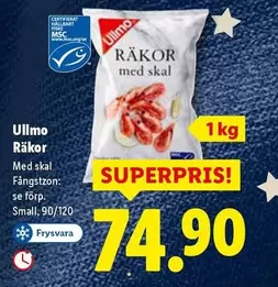 Ullmo - RÄKOR med skal