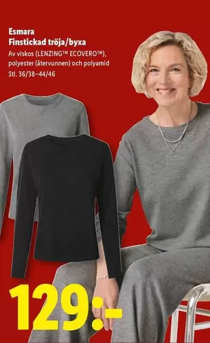 Finstickad tröja/byxa