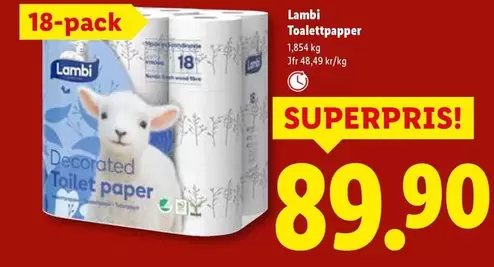 Lambi - Toalettpapper