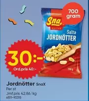 Jordnötter