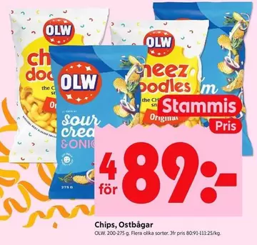 OLW - Chips, Ostbågar