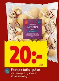 Fast potatis i påse