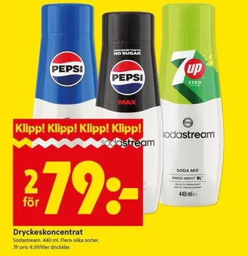 sodastream - Dryckeskoncentrat