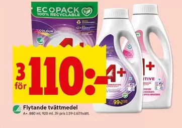 Flytande tvättmedel
