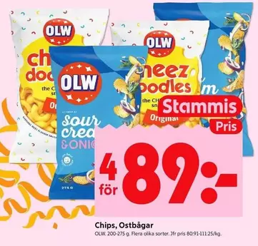OLW - Chips, Ostbågar