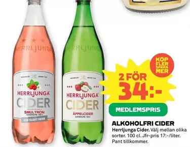 Herrljunga - ALKOHOLFRI CIDER